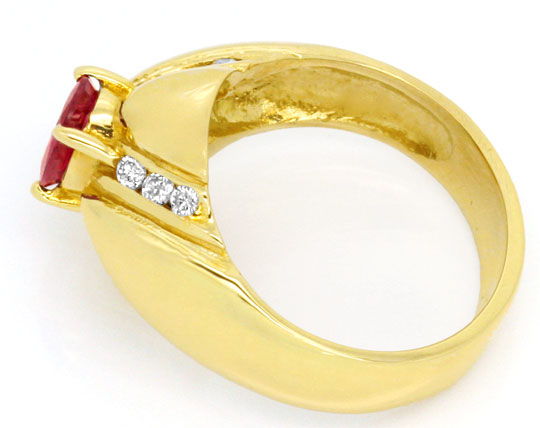 Foto 3 - Brillant-Gold-Ring, Spitzen Rubin, 19280 Dollar, S3838