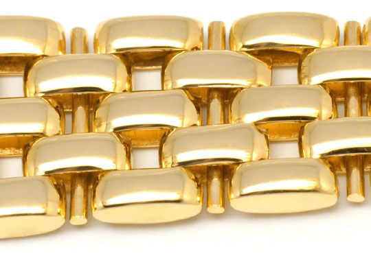 Foto 4 - DamenArmbanduhr massiv Gelbgold Goldsportarmband Topuhr, U1206